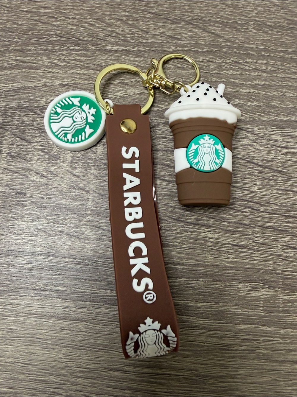 Starbucks Latte Silicone Keychain